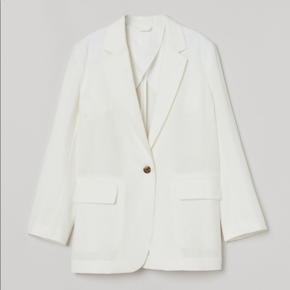 H&M Lyocell-blend Oversized Blazer